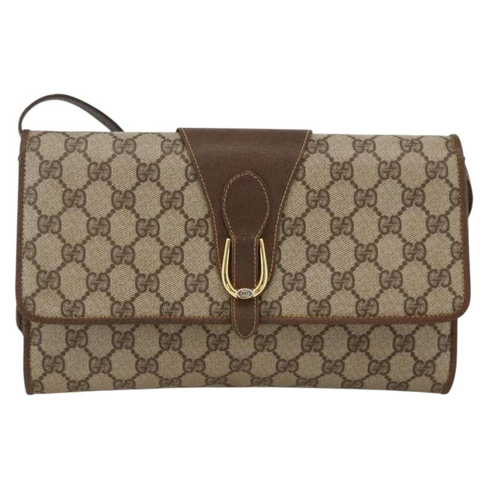 Gucci GG Supreme Shoulder Bag Beige